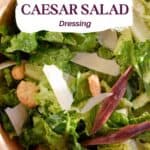 Modern Caesar Salad with eggless dressing